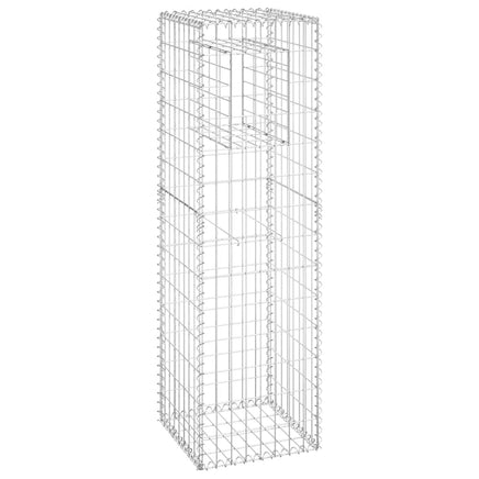 Gabion Basket Post 40x40x140 cm Iron