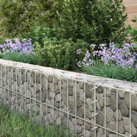 Gabion Raised Bed Galvanised Steel 200x100x20 cm