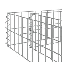 Gabion Raised Bed Galvanised Steel 300x100x20 cm
