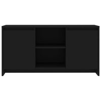 TV Cabinet Black 102x37.5x52.5 cm Engineered Wood