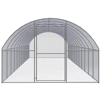 Outdoor Chicken Coop 3x12x2 m Galvanised Steel