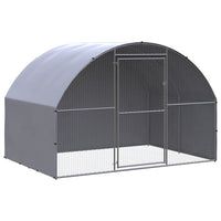 Outdoor Chicken Coop 3x2x2 m Galvanised Steel