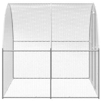 Outdoor Chicken Coop 3x6x2 m Galvanised Steel