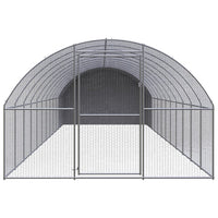 Outdoor Chicken Coop 3x12x2 m Galvanised Steel