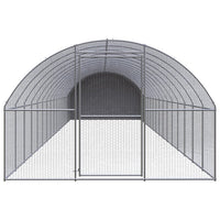 Outdoor Chicken Coop 3x16x2 m Galvanised Steel