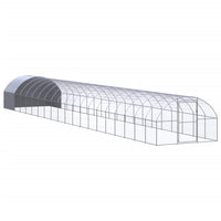 Outdoor Chicken Coop 3x20x2 m Galvanised Steel