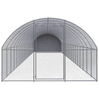 Outdoor Chicken Coop 3x20x2 m Galvanised Steel