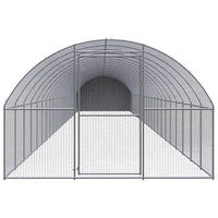 Outdoor Chicken Coop 3x24x2 m Galvanised Steel