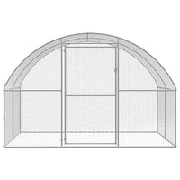 Outdoor Chicken Coop 3x24x2 m Galvanised Steel