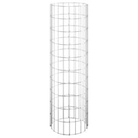 Circular Gabion Pole Galvanised Steel Ø30x100 cm