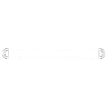 Gabion Raised Bed Galvanised Iron 470x50x50 cm