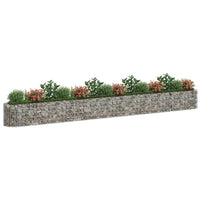 Gabion Raised Bed Galvanised Iron 540x50x50 cm
