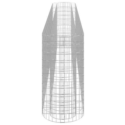 Gabion Raised Bed Galvanised Iron 400x50x100 cm