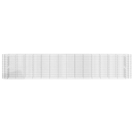 Gabion Raised Bed Galvanised Iron 540x50x100 cm