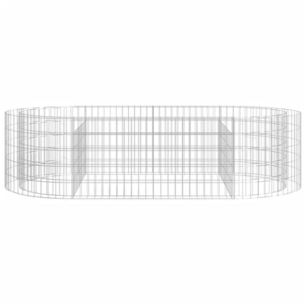 Gabion Raised Bed Galvanised Iron 200x100x50 cm