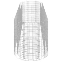 Gabion Raised Bed Galvanised Iron 400x100x100 cm