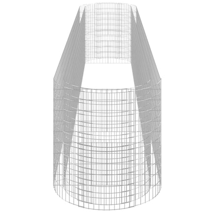 Gabion Raised Bed Galvanised Iron 600x100x100 cm