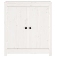 Sideboards 2 pcs White 70x35x80 cm Solid Wood Pine