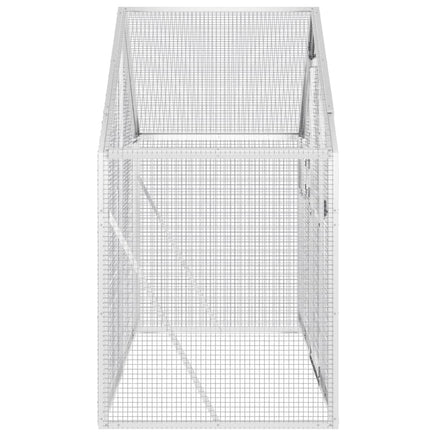 Aviary Silver 179x100x185 cm Aluminium