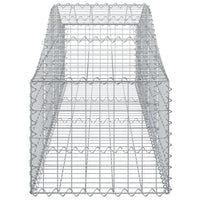 Arched Gabion Baskets 6 pcs 200x50x40/60 cm Galvanised Iron