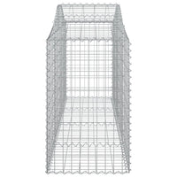 Arched Gabion Baskets 20 pcs 200x50x80/100 cm Galvanised Iron