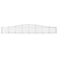 Arched Gabion Baskets 3 pcs  400x50x40/60 cm Galvanised Iron