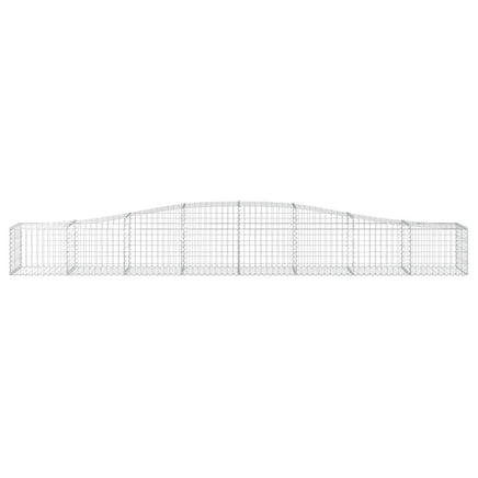 Arched Gabion Baskets 3 pcs  400x50x40/60 cm Galvanised Iron