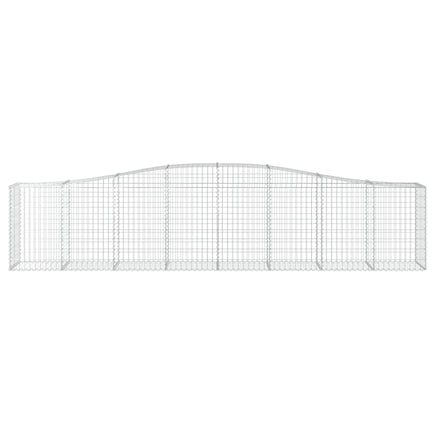 Arched Gabion Baskets 3 pcs  400x50x80/100 cm Galvanised Iron