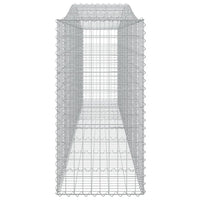 Arched Gabion Baskets 6 pcs 400x50x100/120 cm Galvanised Iron