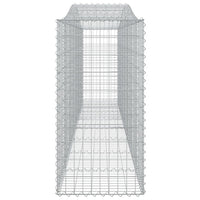 Arched Gabion Baskets 8 pcs 400x50x100/120 cm Galvanised Iron