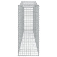 Arched Gabion Baskets 2 pcs 400x50x120/140 cm  Galvanised Iron