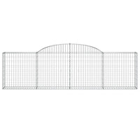 Arched Gabion Baskets 6 pcs 300x30x80/100 cm Galvanised Iron