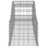 Arched Gabion Baskets 3 pcs 300x50x40/60 cm Galvanised Iron