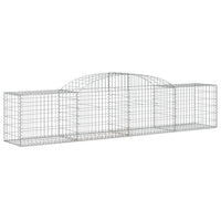 Arched Gabion Baskets 3 pcs 300x50x60/80 cm Galvanised Iron