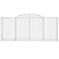 Arched Gabion Baskets 3 pcs 300x50x120/140 cm Galvanised Iron