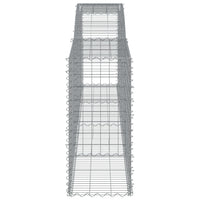 Arched Gabion Baskets 3 pcs 400x50x100/120 cm Galvanised Iron