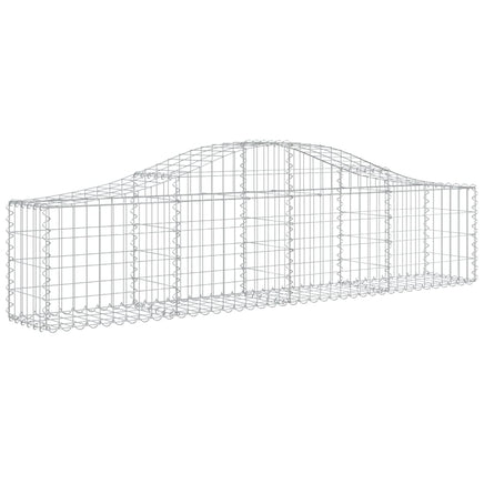 Arched Gabion Basket 200x30x40/60 cm Galvanised Iron
