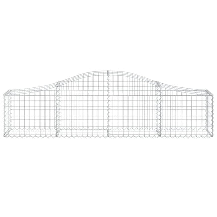 Arched Gabion Basket 200x30x40/60 cm Galvanised Iron