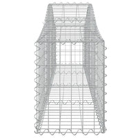 Arched Gabion Basket 200x30x40/60 cm Galvanised Iron