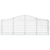 Arched Gabion Basket 200x30x60/80 cm Galvanised Iron