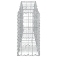Arched Gabion Basket 200x30x60/80 cm Galvanised Iron