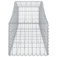 Arched Gabion Basket 200x50x40/60 cm Galvanised Iron