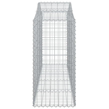 Arched Gabion Basket 200x50x120/140 cm Galvanised Iron