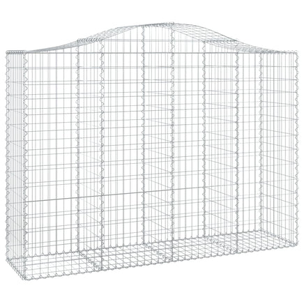 Arched Gabion Basket 200x50x140/160 cm Galvanised Iron