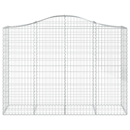 Arched Gabion Basket 200x50x140/160 cm Galvanised Iron
