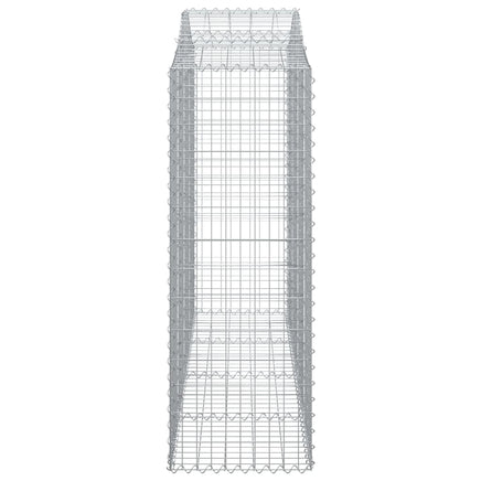 Arched Gabion Basket 200x50x140/160 cm Galvanised Iron