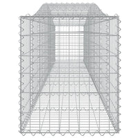 Arched Gabion Basket 400x50x60/80 cm Galvanised Iron