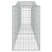 Arched Gabion Basket 400x50x80/100 cm Galvanised Iron