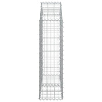 Arched Gabion Basket 100x30x100/120 cm Galvanised Iron