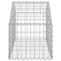 Arched Gabion Basket 100x50x40/60 cm Galvanised Iron